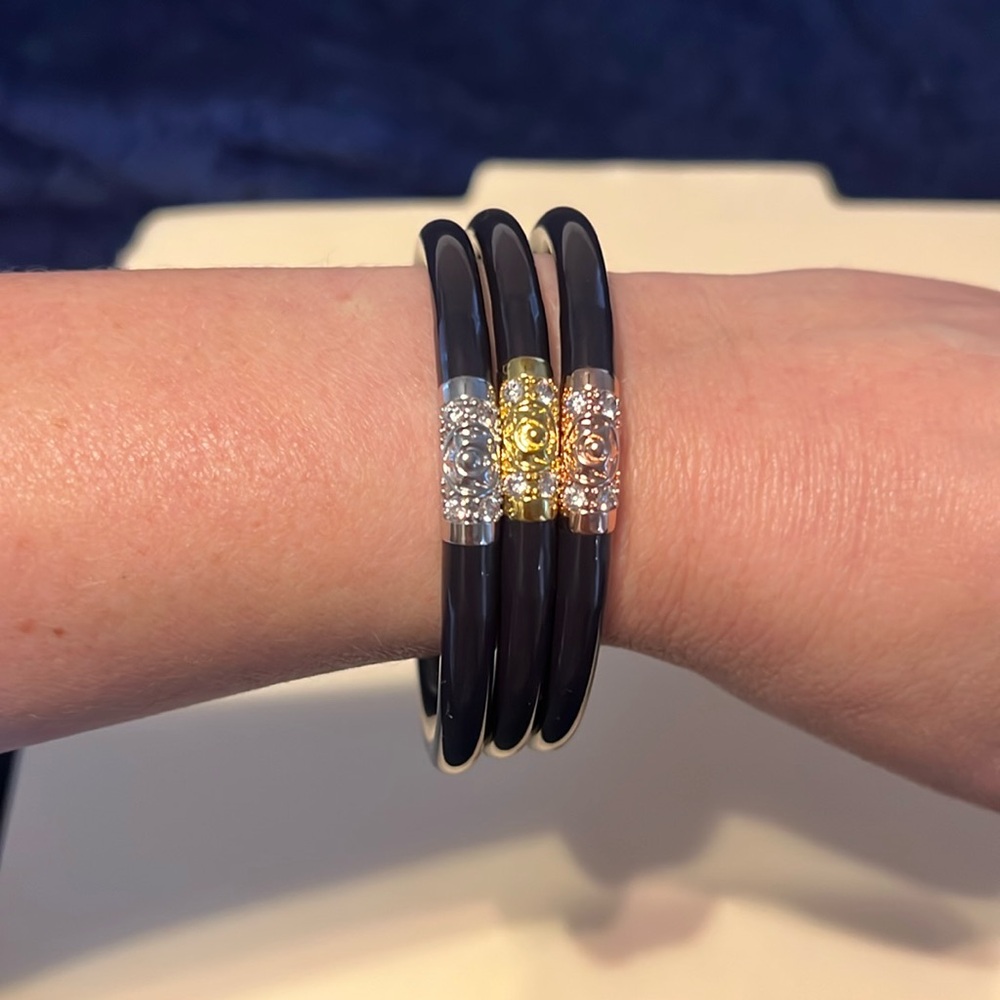 THREE KINGS ALL WEATHER BANGLES-NAVY